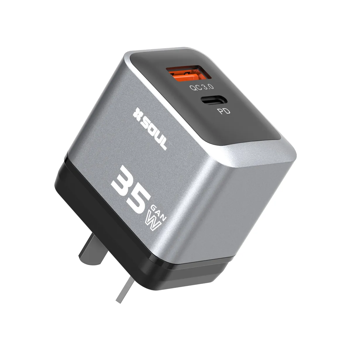 CABEZAL TIPO C SOUL 35W SILVER