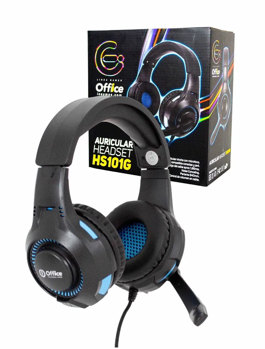 AURICULAR GAMER OFFICE HS-101G 3,5