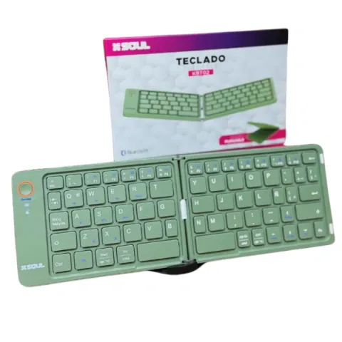 TECLADO PLEGABLE SOUL KBT02 VERDE